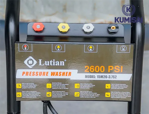 Máy rửa xe Lutian 2600PSI 15M26-3.7S2 - 5