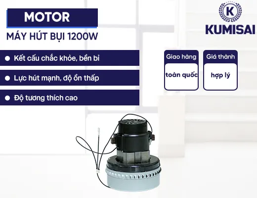 Motor máy hút bụi 1200W - 2