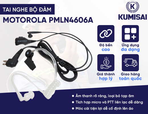 Tai nghe bộ đàm dây trong Motorola PMLN4606A - 2