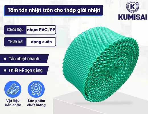 Tấm tản nhiệt tròn cho tháp giải nhiệt - 2