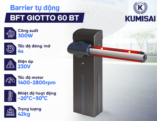 Barrier tự động BFT GIOTTO 60 BT - 2