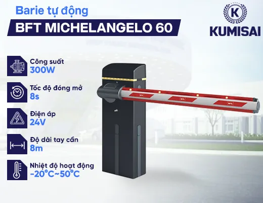 Barrier tự động BFT MICHELANGELO 60 - 2