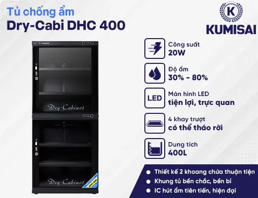 Tủ chống ẩm Dry-Cabi DHC 400 - 2