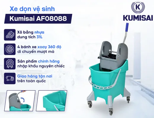 Xe dọn vệ sinh Kumisai AF08088 - 2