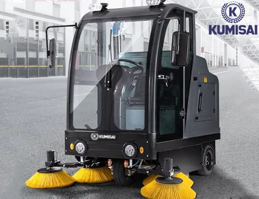 Xe quét rác ngồi lái Kumisai KMS-S10 - 3