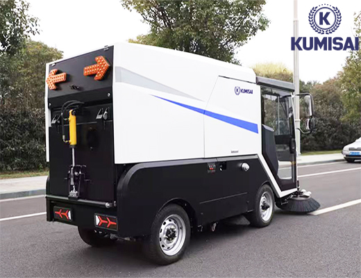 Xe quét rác ngồi lái Kumisai KMS - 1000L - 4