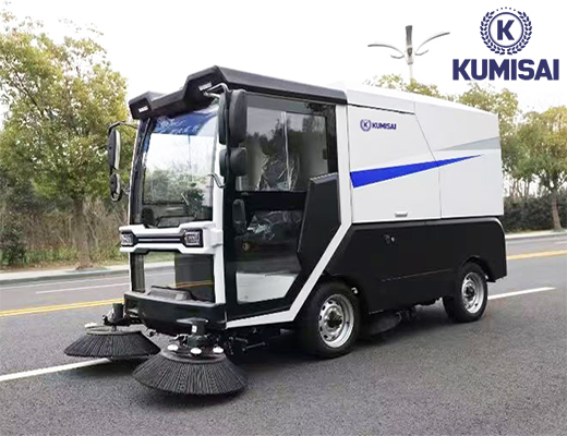 Xe quét rác ngồi lái Kumisai KMS - 1000L - 5