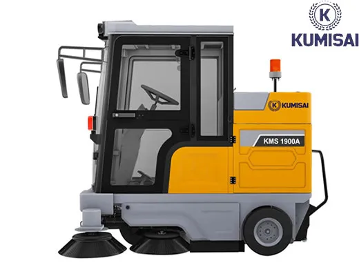 Xe quét rác ngồi lái Kumisai KMS 1900A - 3