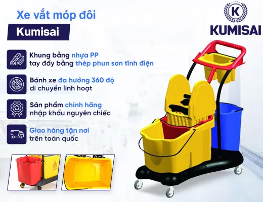 Xe vắt móp đôi Kumisai - 2