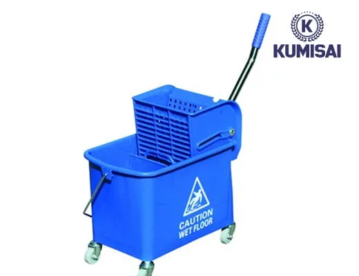 Xe dọn vệ sinh vắt móp đơn công nghiệp Kumisai
