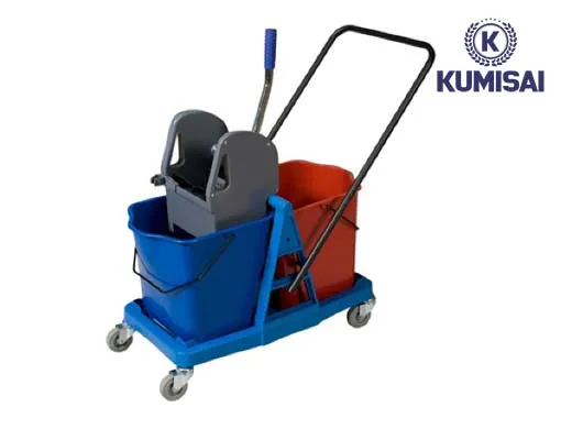 Xe vắt móp đôi Kumisai 34 lít khung inox