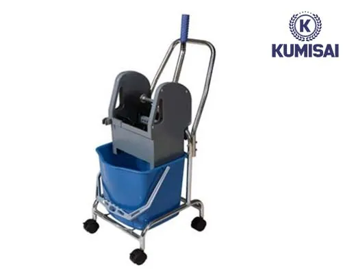 Xe vắt móp đơn Kumisai 17 lít khung inox