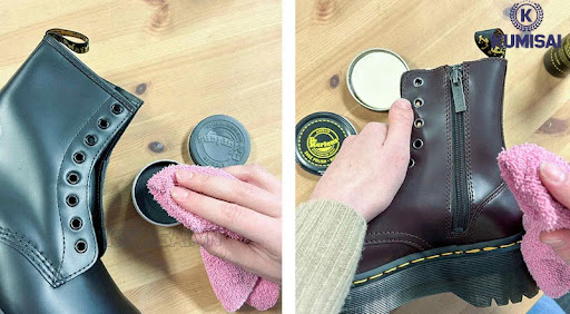 Hướng dẫn cách sử dụng xi đánh giày Dr Martens