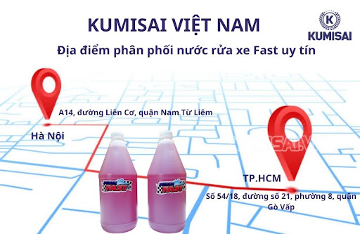 Kumisai - phân phối dung dịch nước rửa xe Super Fast chất lượng toàn quốc