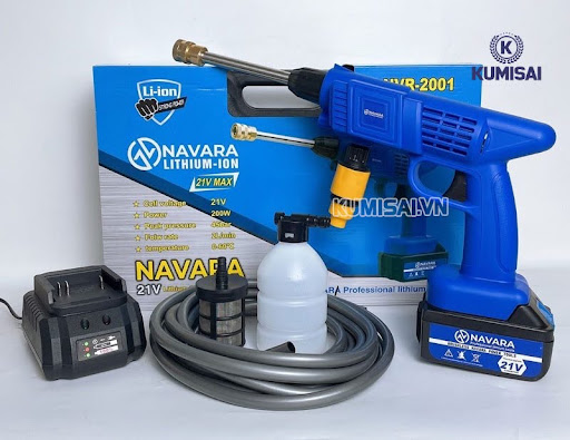 Máy rửa xe mini 21V Narava