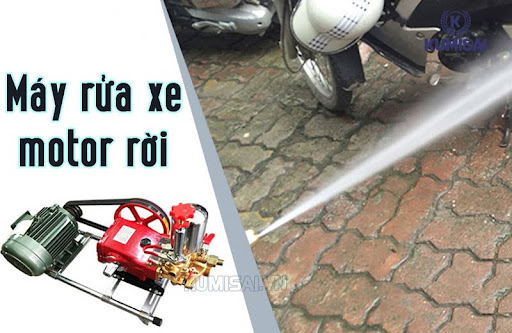 Máy rửa xe mô tơ rời là gì?