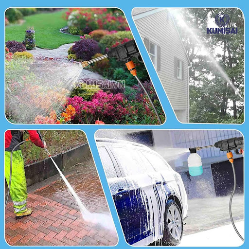 Máy xịt rửa xe 2.2kW được ứng dụng đa năng trong đời sống hàng ngày Máy xịt rửa xe 2.2kW được ứng dụng đa năng trong đời sống hàng ngày