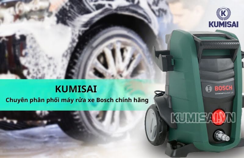 Mua máy bơm rửa xe Bosch chính hãng tại Kumisai