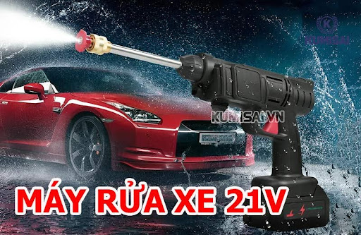 Top máy rửa xe 21V tiện lợi, sạch nhanh, giá rẻ