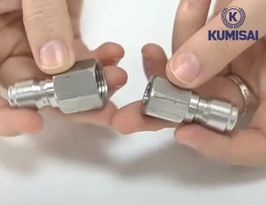 Đầu đuôi chuột inox dây rửa xe cao áp - 5