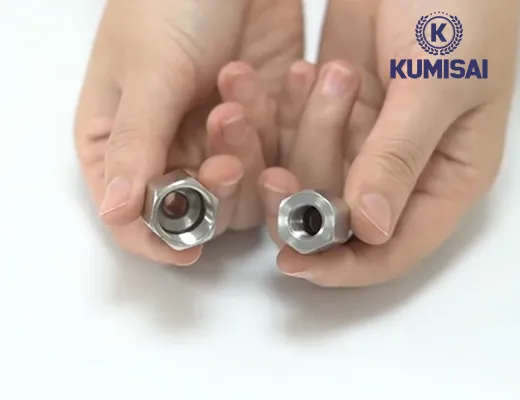 Đầu đuôi chuột inox dây rửa xe cao áp - 4