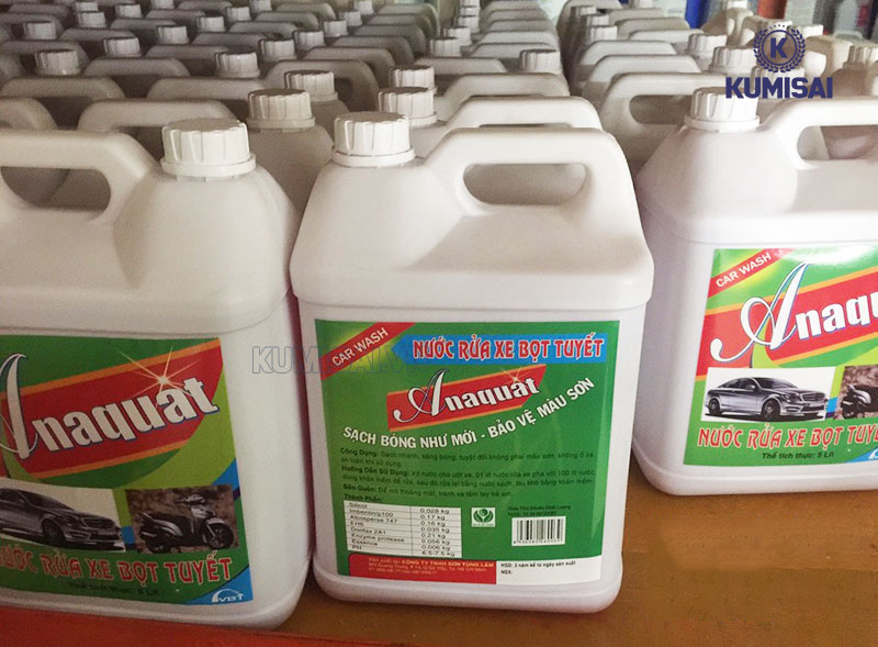 Dung dịch rửa xe bọt tuyết siêu sạch Anaquat hiệu quả