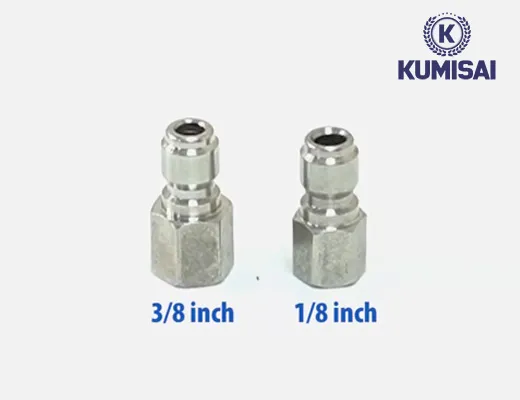 Khớp nối nhanh 1/8 - 3/8 inch kiểu đầu đực đầu cái - 3