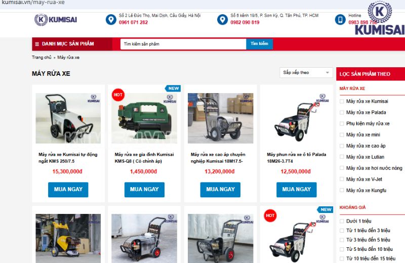 Kinh nghiệm chọn mua máy rửa xe 2700W Kinh nghiệm chọn mua máy rửa xe 2700W