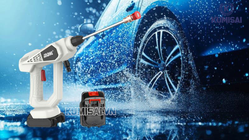 Máy bơm rửa xe không dây cầm tay MDHL 300W Máy bơm rửa xe không dây cầm tay MDHL 300W