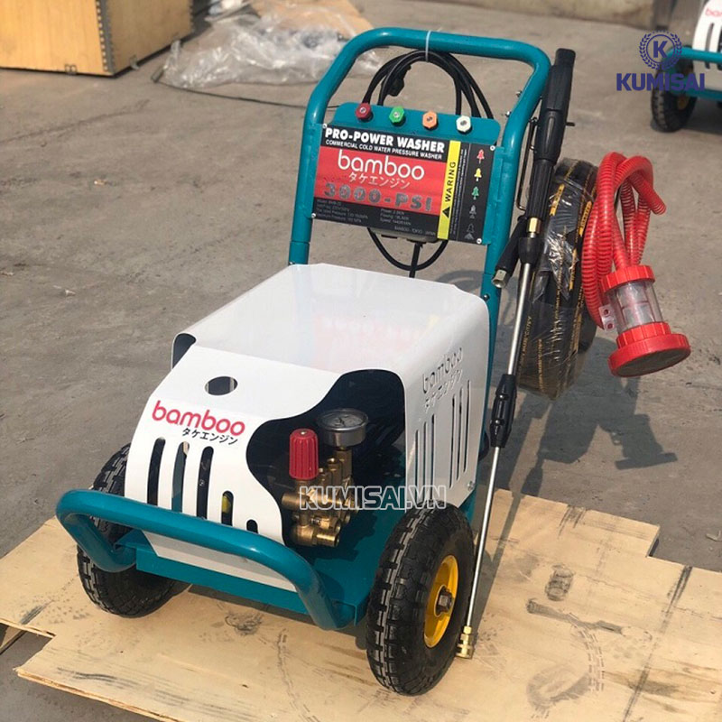 Máy xịt rửa xe cao áp 2.5Kw Bamboo 3000PSI
