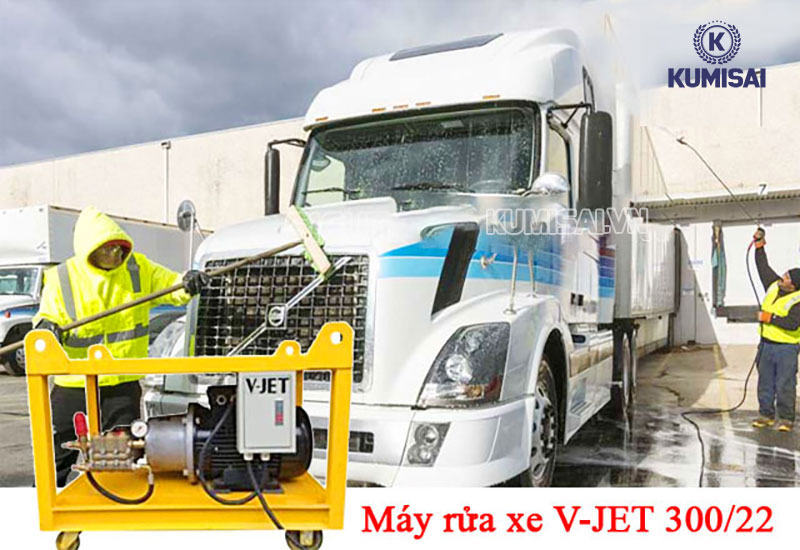 Máy xịt rửa xe cao áp V-JET 300/22 Máy xịt rửa xe cao áp V-JET 300/22