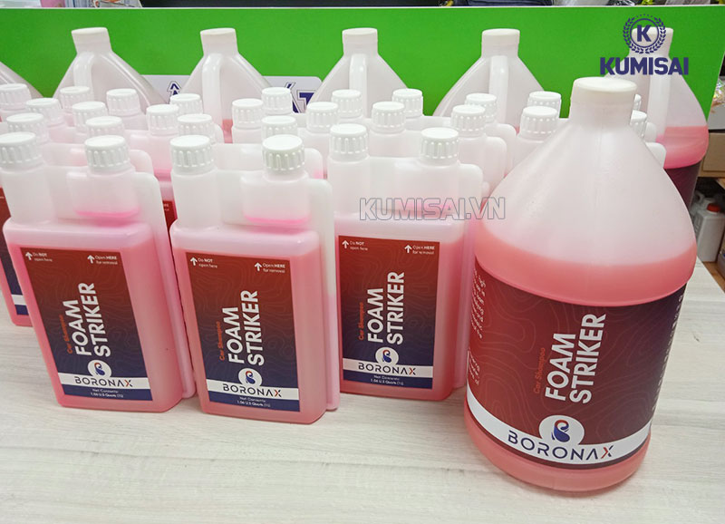 Nước rửa xe bọt tuyết Boronax siêu sạch