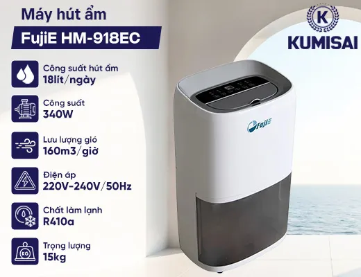 Máy hút ẩm FujiE HM-918EC - 2