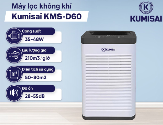 Máy lọc không khí Kumisai KMS-D60 - 2