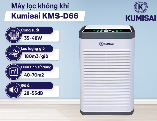 Máy lọc không khí Kumisai KMS-D66 - 2
