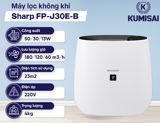 Máy lọc không khí Sharp FP-J30E-B - 2