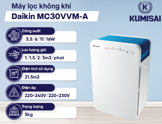 Máy lọc không khí Daikin MC30VVM-A - 2