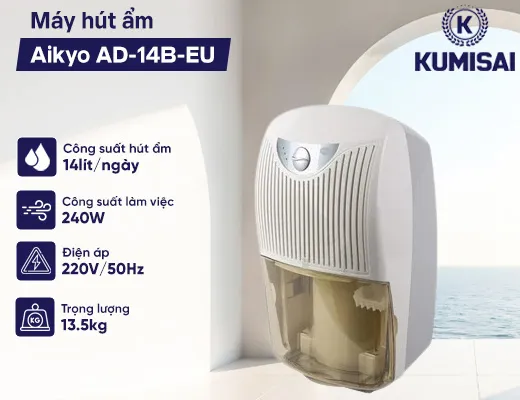 Máy hút ẩm Aikyo AD-14B-EU - 2