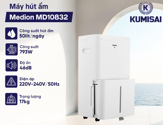Máy hút ẩm chính hãng Medion MD10832 - 2