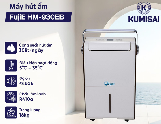 Máy hút ẩm công nghiệp FujiE HM-930EB - 2