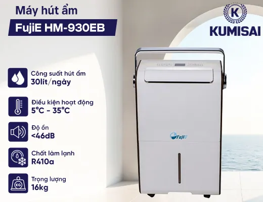 Máy hút ẩm công nghiệp FujiE HM-930EB - 2