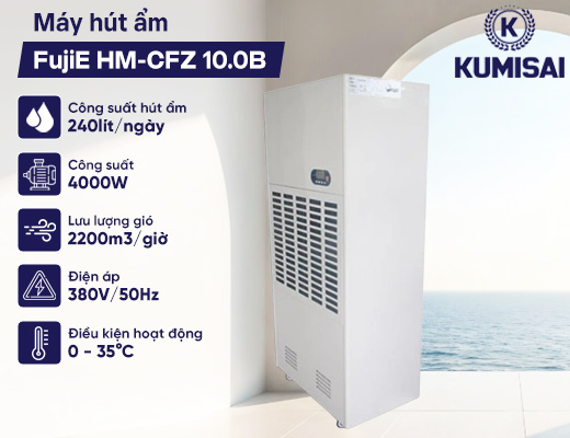 Máy hút ẩm công nghiệp FujiE HM-CFZ 10.0B - 2