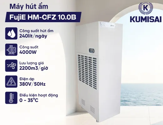 Máy hút ẩm công nghiệp FujiE HM-CFZ 10.0B - 2