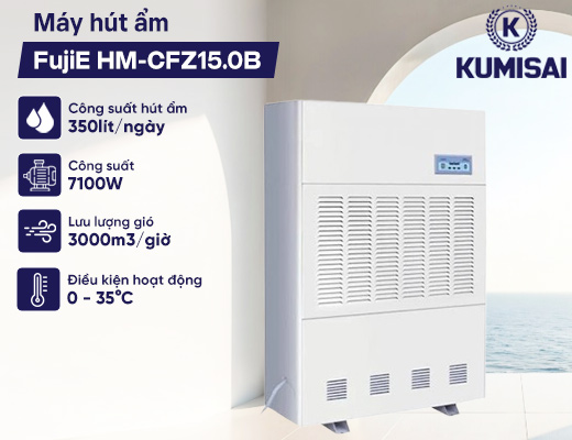 Máy hút ẩm công nghiệp FujiE HM-CFZ15.0B - 2