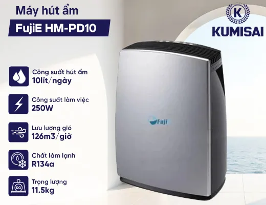 Máy hút ẩm dân dụng FujiE HM-PD10 - 2