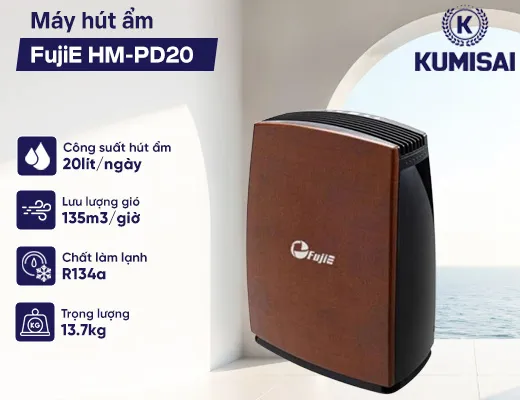 Máy hút ẩm dân dụng FujiE HM-PD20 - 2