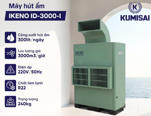 Máy hút ẩm đẳng nhiệt IKENO ID-3000-I - 2