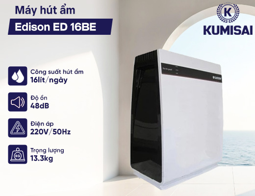 Máy hút ẩm Edison ED 16BE - 2