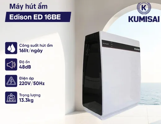 Máy hút ẩm Edison ED 16BE - 2