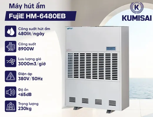 Máy hút ẩm FujiE HM-6480EB - 2